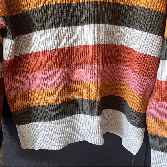 Madewell Striped Crew Neck Pocket Sweater - Picture 11 of 13